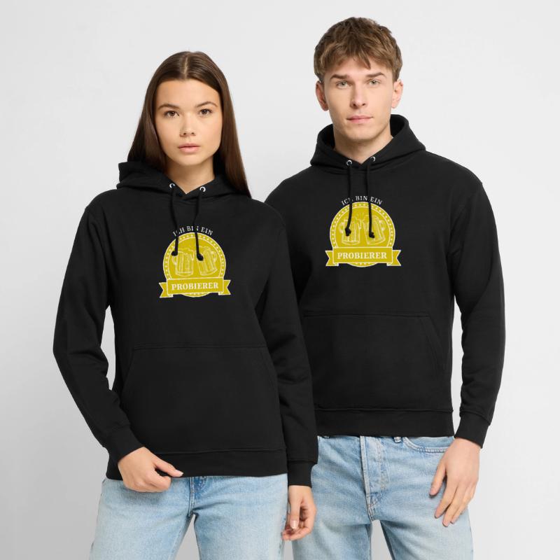 Ich bin ein Probierer. Ich bin ein Berliner Spruch Unisex Hoodie