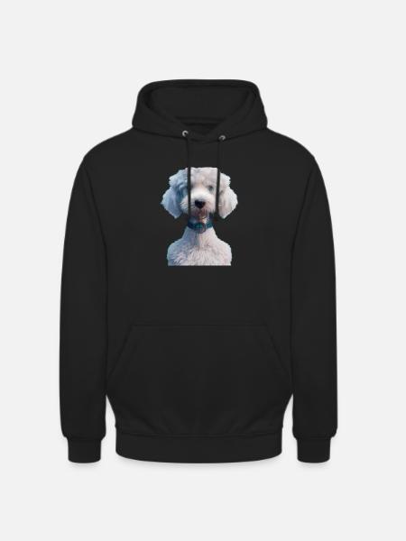 Bedlington Terrier Dog - Bedlington Terrier - Unisex Hoodie - black