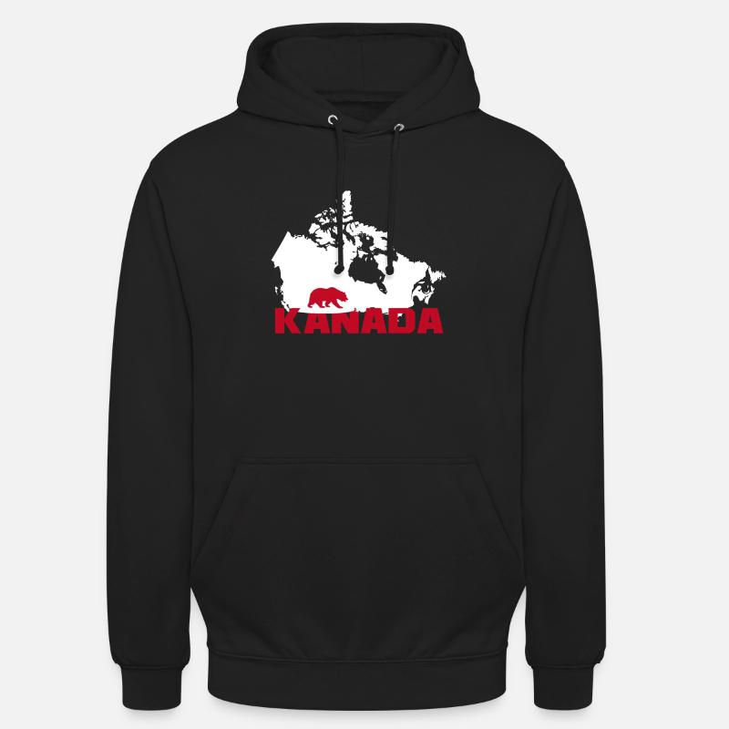Canada Bear Wild - Unisex Hoodie - black