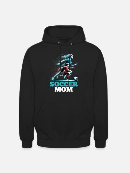 Soccer Mom Soccer Gift - Unisex Hoodie - black