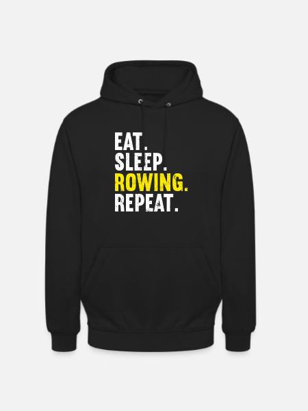 Rowing Row Boat Rower - Unisex Hoodie - black