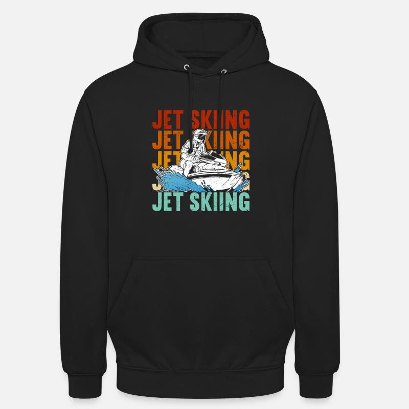 Jet Ski Jet Skiing - Sweat-shirt à capuche unisexe - noir