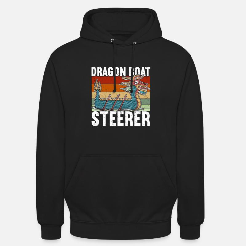 Drachenboot - Unisex Hoodie - Schwarz