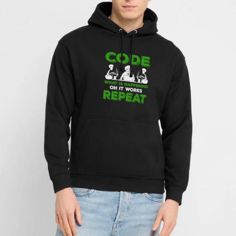 Programmeur Programmation Informatique Cadeau Routine Sweat-shirt à capuche unisexe