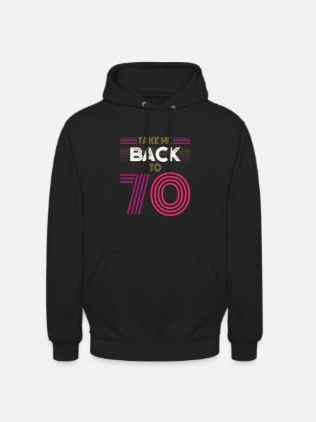 Retro 70s - Unisex Hoodie - black