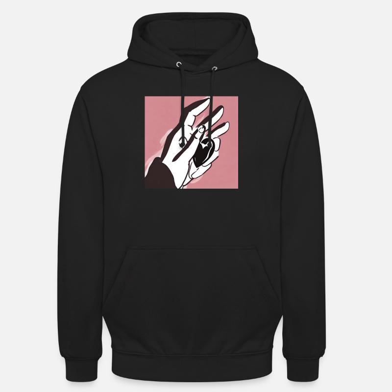 Attrape-coeur - Sweat-shirt à capuche unisexe - noir