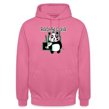 RADIOLOGIE PANDA INVERSÉ - Sweat-shirt à capuche unisexe - rose - Devant - Alina (178cm) & Michal (187cm)