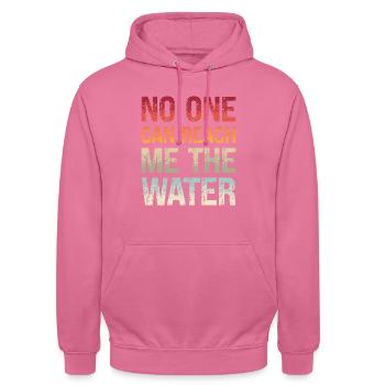 Denglisch Niemand Kann Mir Das Wasser Reichen - Unisex Hoodie - Pink - Vorne - Alina (178cm) & Michal (187cm)