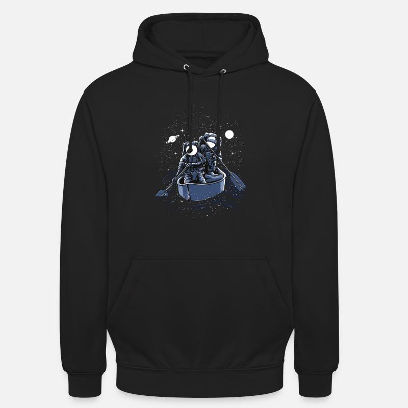 Vol spatial de l'astronaute - Sweat-shirt à capuche unisexe - noir