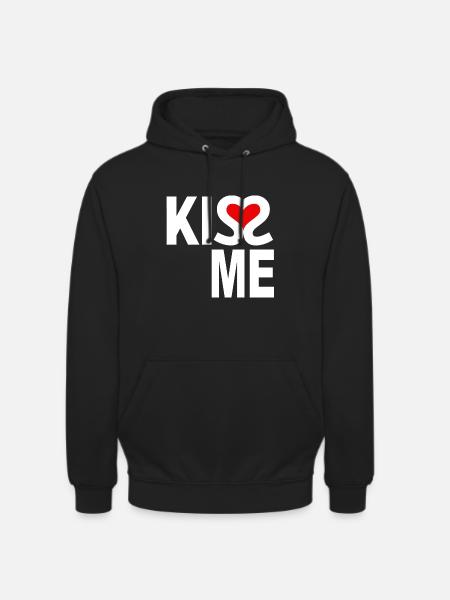 Kiss Me - Kiss Me - Unisex Hoodie - black
