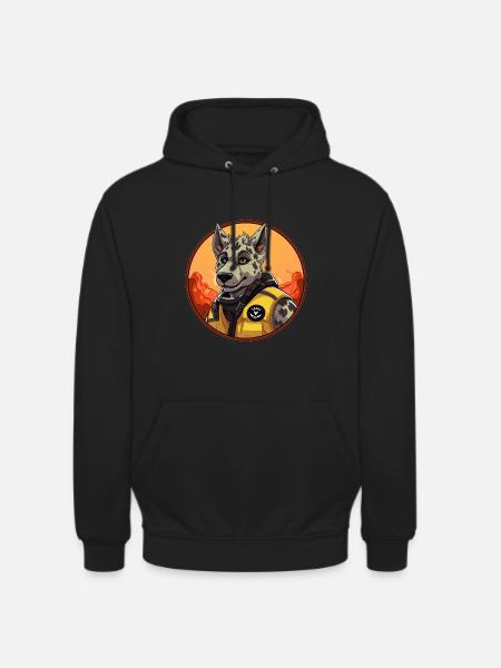 Fire Brigade Hyena - Unisex Hoodie - black