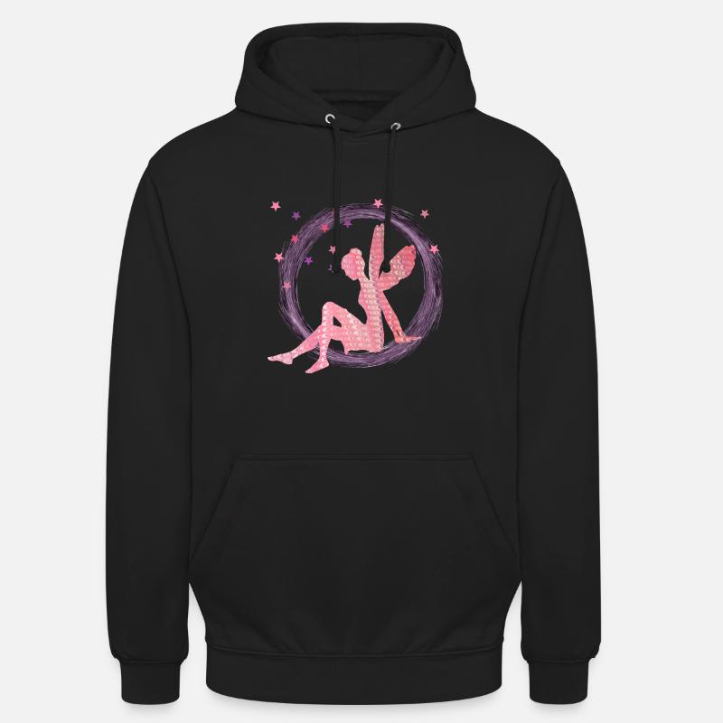 frais e 228 - Sweat-shirt à capuche unisexe - noir