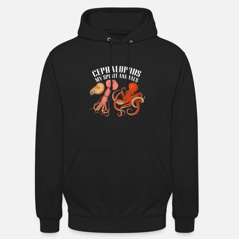Cephalopod octopus octopus squid - Unisex Hoodie - black