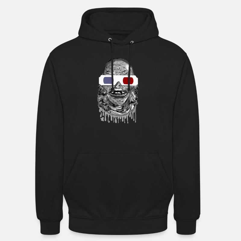 creature - Sweat-shirt à capuche unisexe - noir