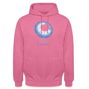 Only Connect - Unisex Hoodie - pink - Front - Alina (178cm) & Michal (187cm)