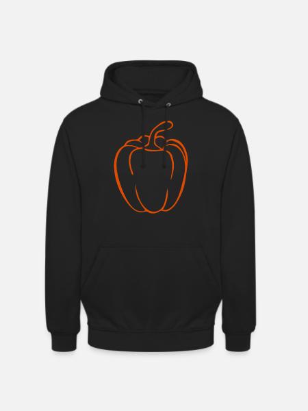 Red Pepper t-shirt - Unisex Hoodie - black