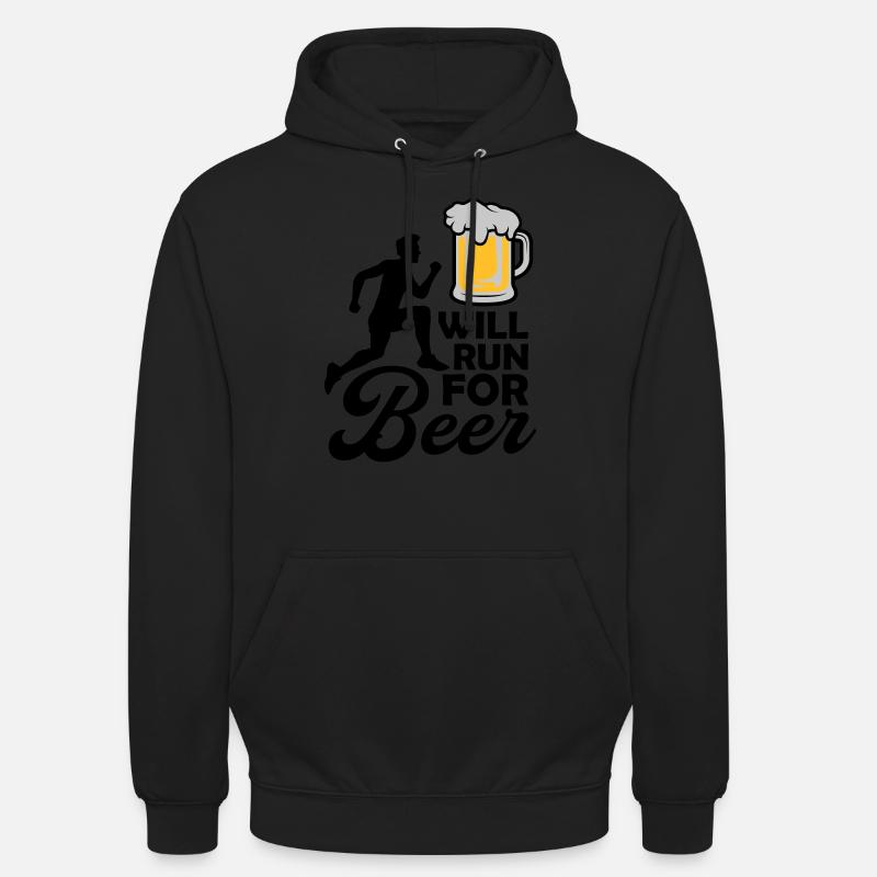 Exécutera de la bière - Sweat-shirt à capuche unisexe - noir