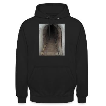 72AF1710 E609 4E5C 97B6 D18715D4AC12 - Unisex Hoodie - Schwarz - Vorne - Alina (178cm) & Michal (187cm)