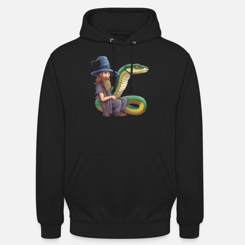 Zauberer Schlange Anakonda snake Natter Boa Python Unisex Hoodie