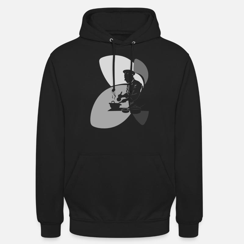 Cuisinier Cuisinier - Sweat-shirt à capuche unisexe - noir