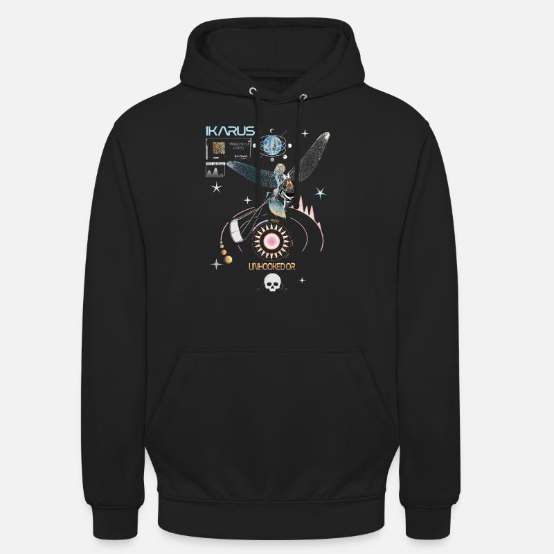 Kitesurfeur BigAir Ikarus - Sweat-shirt à capuche unisexe - noir