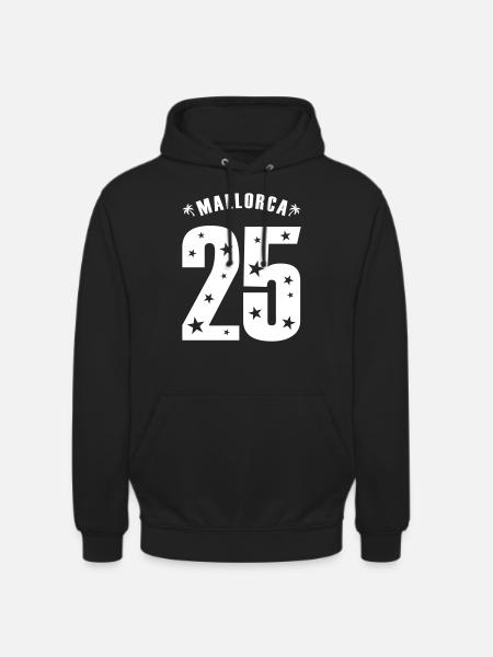 Mallorca 25 shirt 2025 - Unisex Hoodie - black