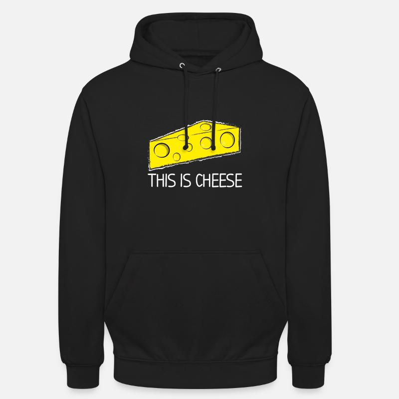 This is cheese - Unisex Hoodie - black