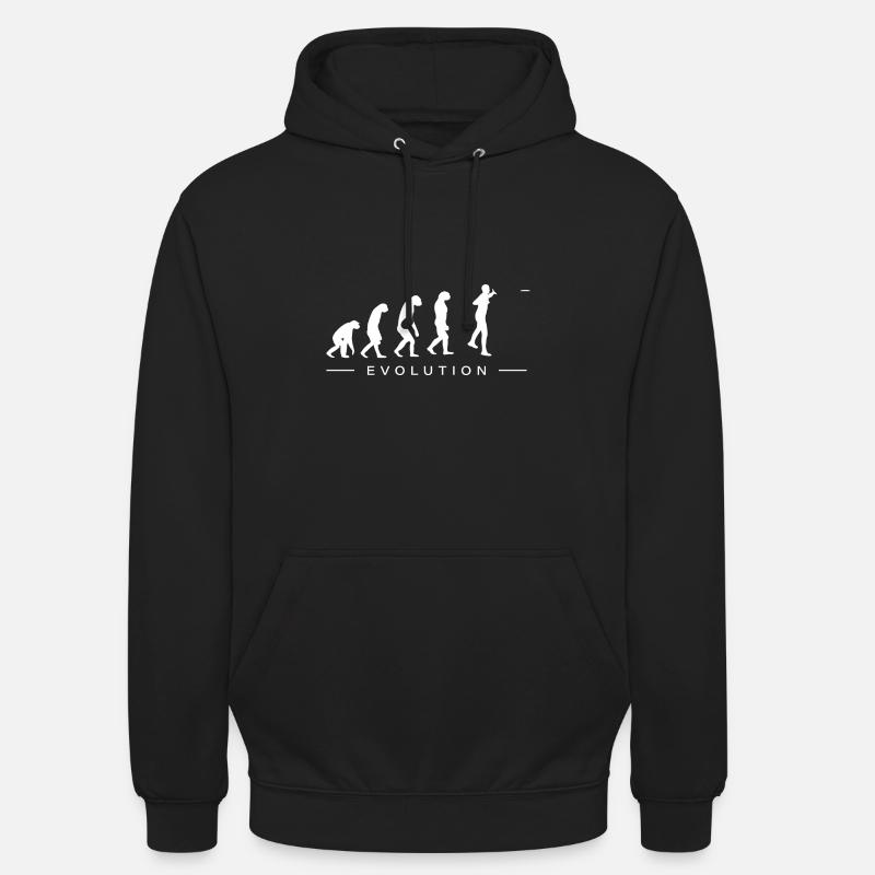 Discgolf Discgolfer Evolution Développement - Sweat-shirt à capuche unisexe - noir