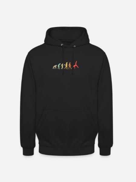 Capoeira Evolution Capoeira combattant cadeau - Sweat-shirt à capuche unisexe - noir