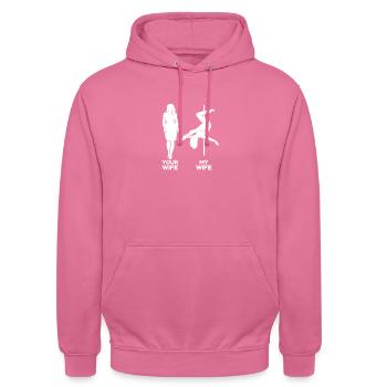 Pole Danicing Petite amie Femme Danseuse Dansante - Sweat-shirt à capuche unisexe - rose - Devant - Alina (178cm) & Michal (187cm)