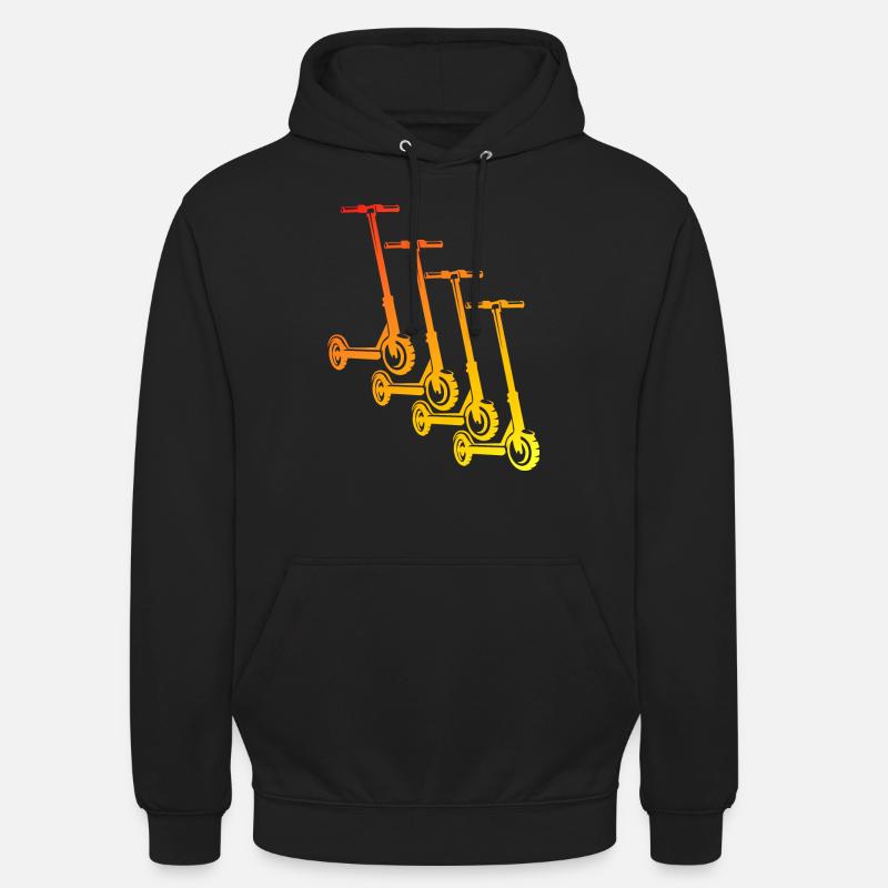 E-Scooter E-Roller Scooter - Unisex Hoodie - Schwarz