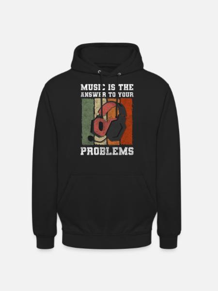 Problem Solution Satire Doesn't matter - Unisex Hoodie - black