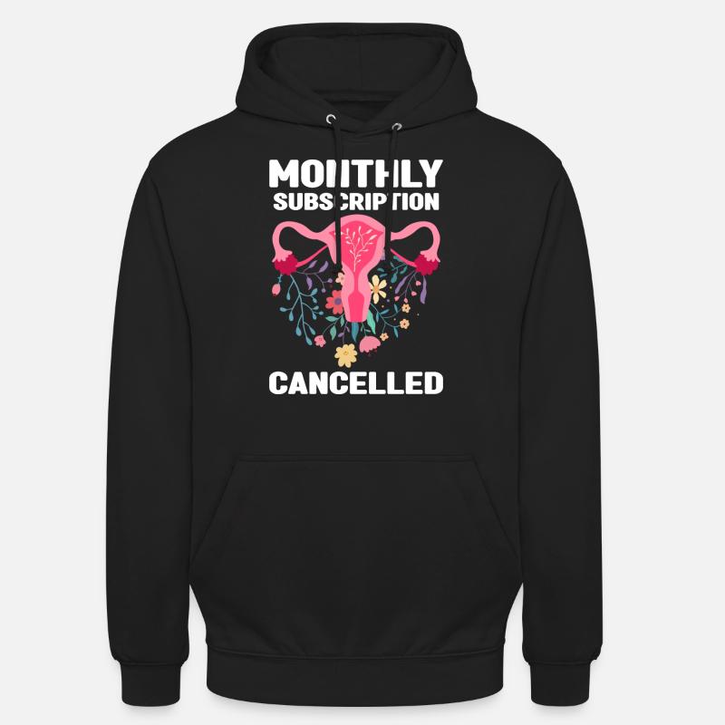 Hysterektomie | Gebärmutter Entfernung Geschenk - Unisex Hoodie - Schwarz