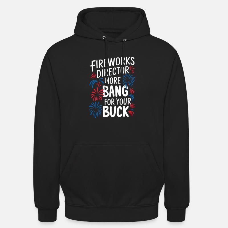 Pyrotechnics Fireworks Pyrotechnics - Unisex Hoodie - black
