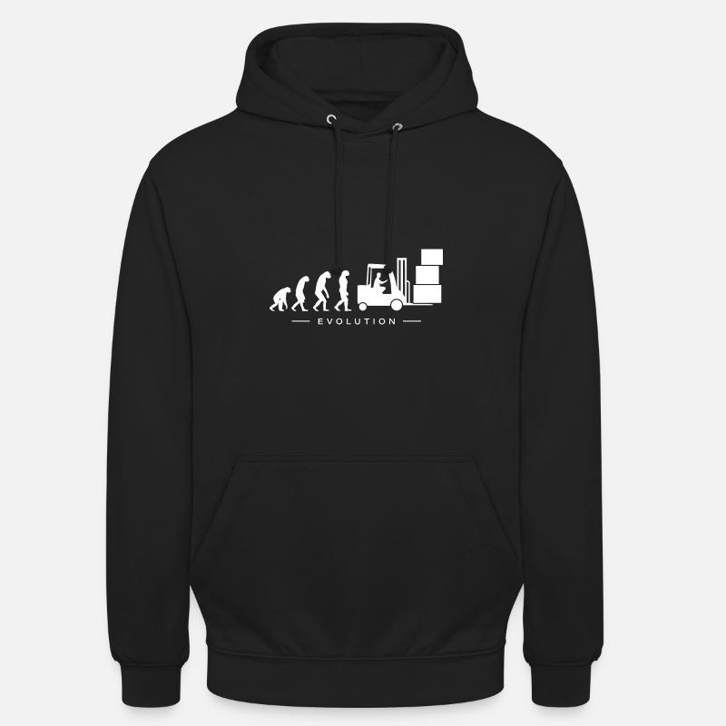 Warehouseman Forklift Driver Warehouse Evolution Unisex Hoodie