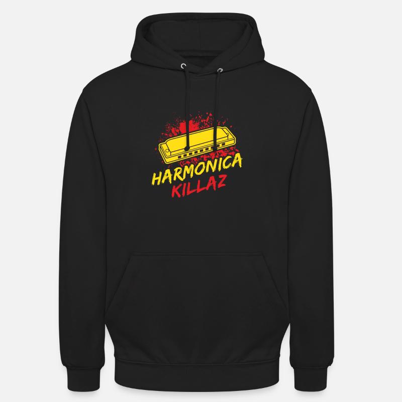 drôle d’harmonica joueur Killaz harmonica - Sweat-shirt à capuche unisexe - noir