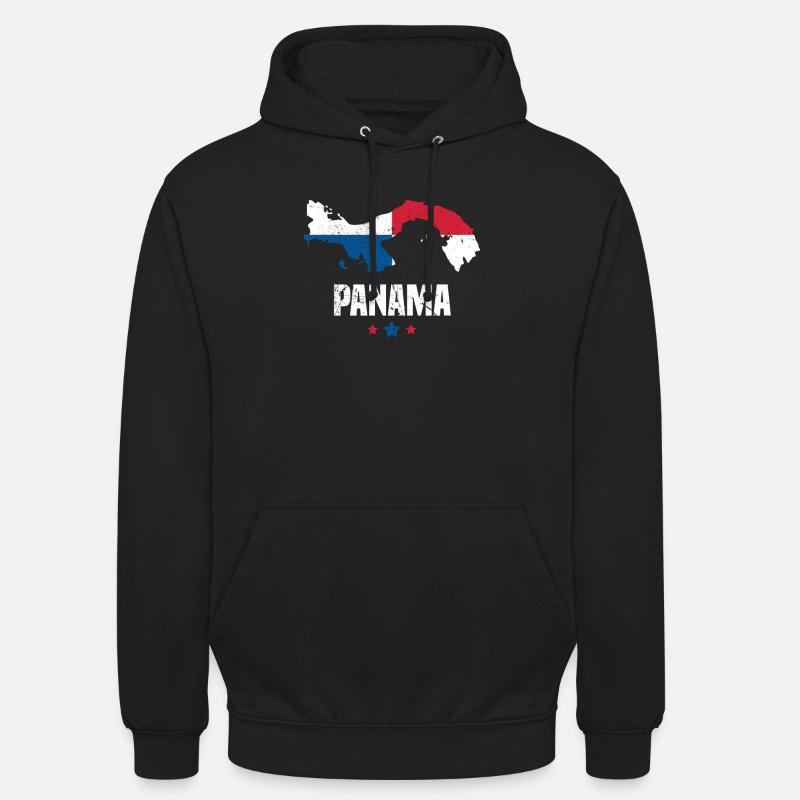 Drapeau du Panama - Sweat-shirt à capuche unisexe - noir