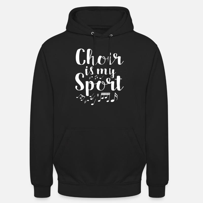 Chef de chœur - Sweat-shirt à capuche unisexe - noir