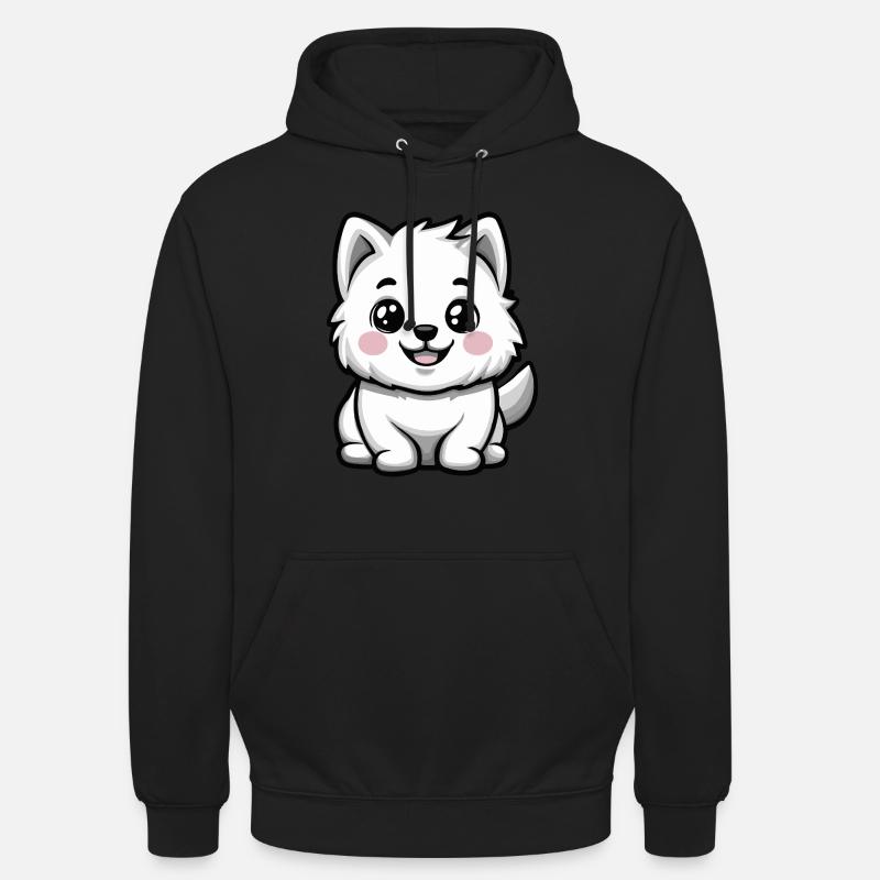 Samoyed Dog Cute - Unisex Hoodie - black