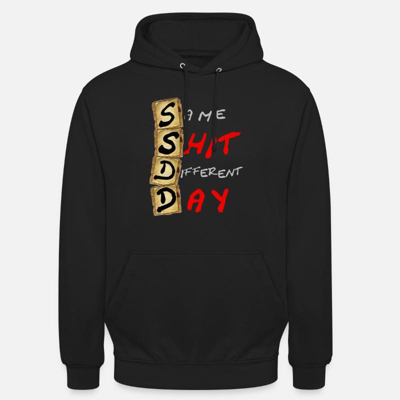 SSDD Same Shit Different Day - Unisex Hoodie - black