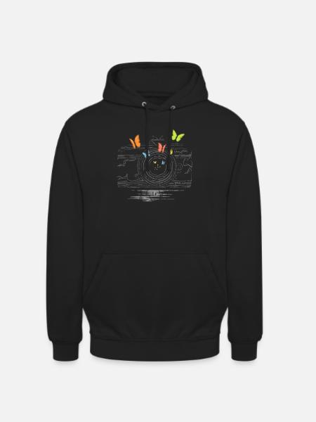 Dans l'objectif - Sweat-shirt à capuche unisexe - noir