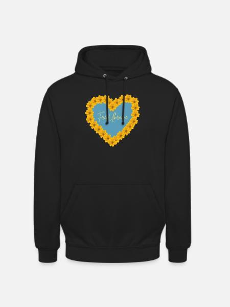 Free Ukraine - Unisex Hoodie - black