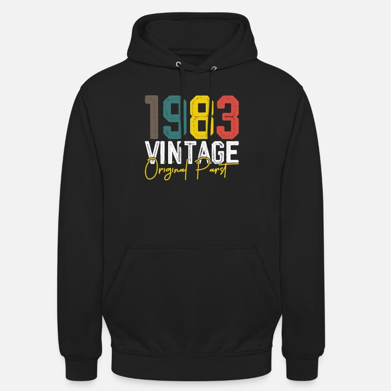 Originale Teile von 1983 - Unisex Hoodie - Schwarz