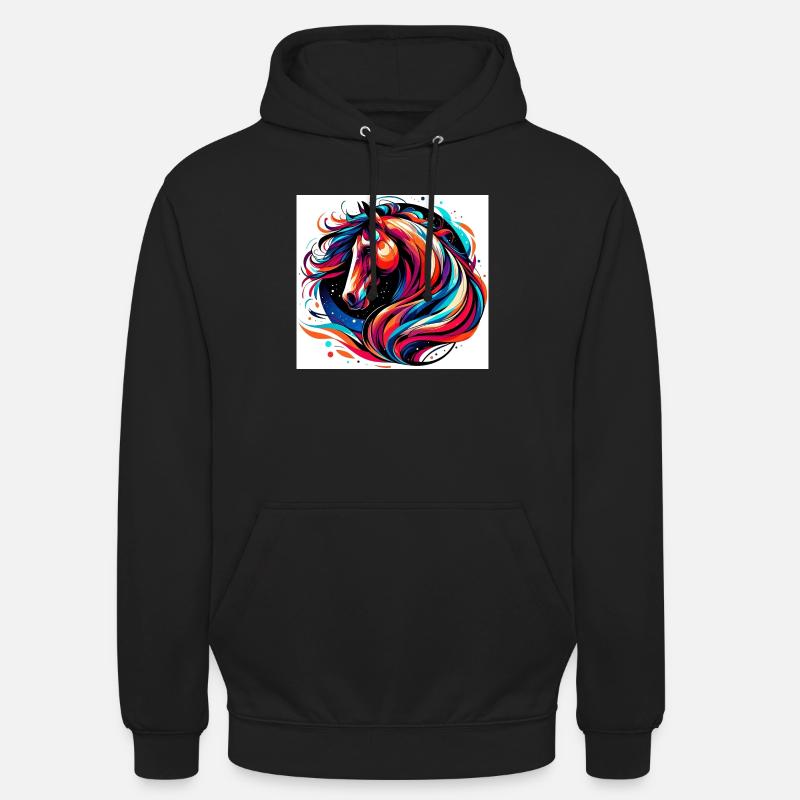 Pferd - Unisex Hoodie - Schwarz