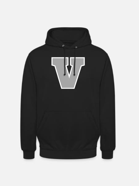 Letter v sport - Unisex Hoodie - black