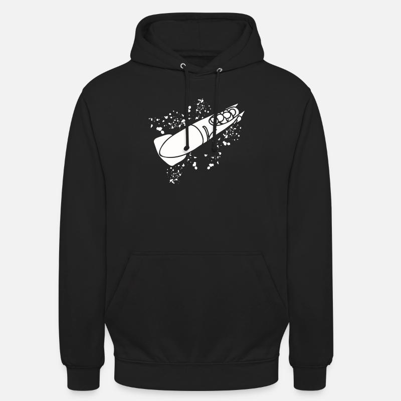 Bobsleigh Bobsleigh Bobsleigh à quatre - Sweat-shirt à capuche unisexe - noir