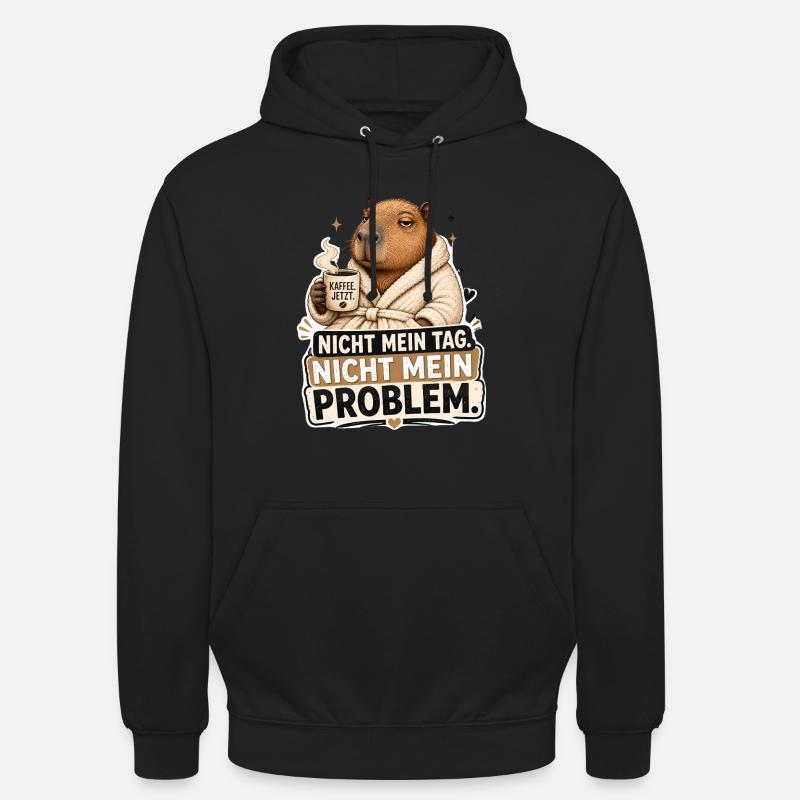 Ce n’est pas mon jour - Sweat-shirt à capuche unisexe - noir