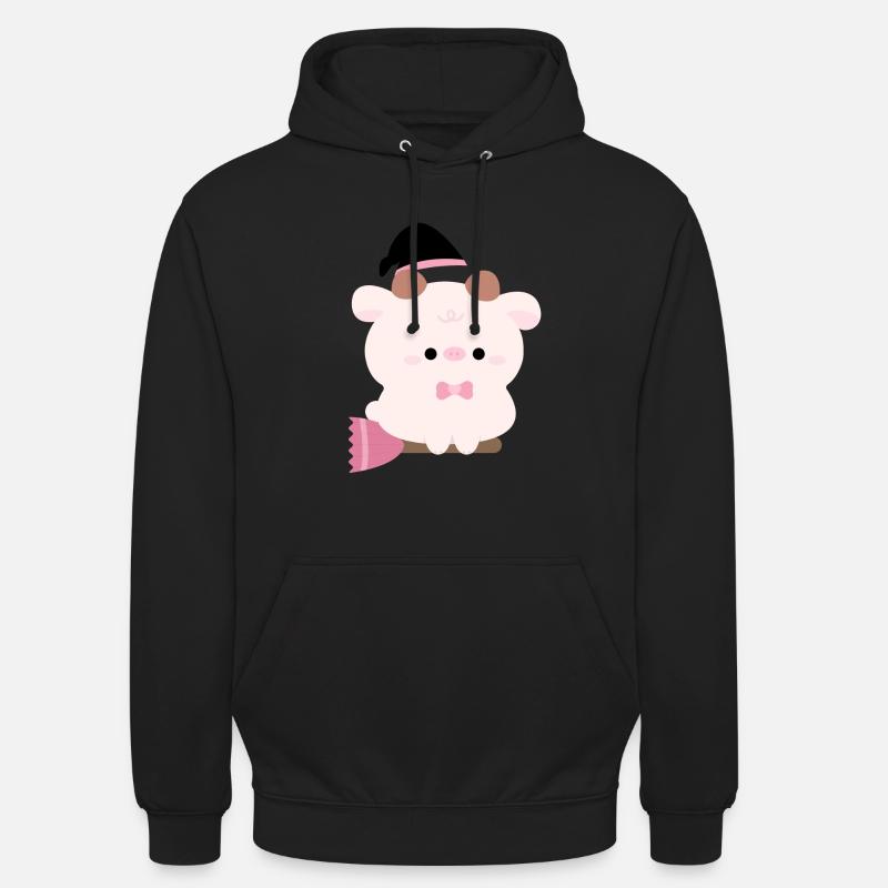 Vache Sorcière - Sweat-shirt à capuche unisexe - noir