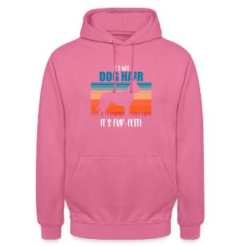 Holländischer Schäferhund Hollandse Herdershond - Unisex Hoodie - Pink - Vorne - Alina (178cm) & Michal (187cm)