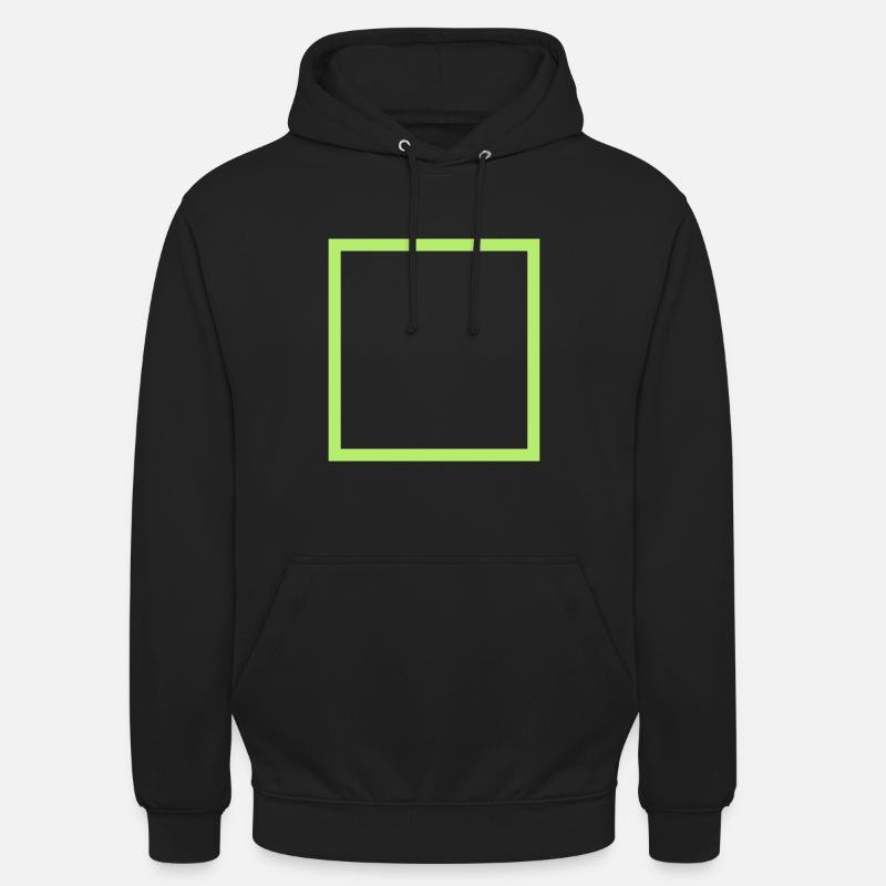 Square Square Pattern - Unisex Hoodie - black